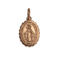 9ct Rose Gold St Mary Pendant