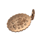 9ct Rose Gold St Mary Pendant