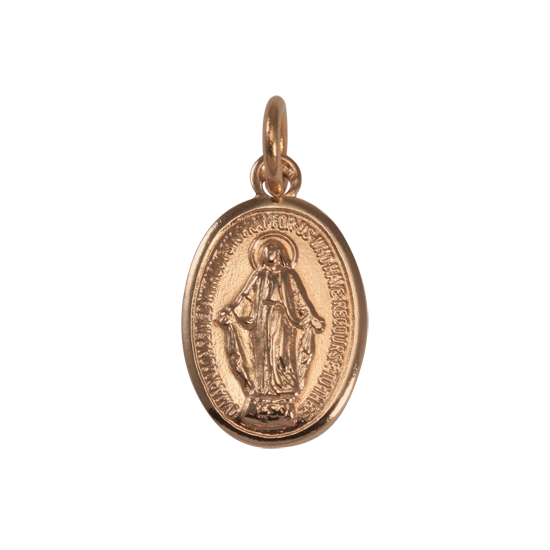 9ct Rose Gold St Mary Pendant