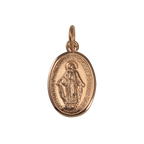 9ct Rose Gold St Mary Pendant