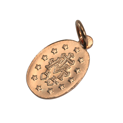 9ct Rose Gold St Mary Pendant