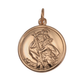 9ct Rose Gold St Christopher Pendant
