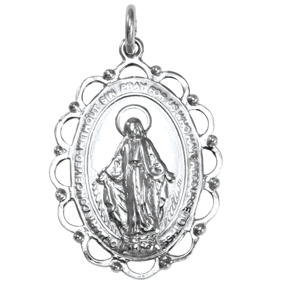 Sterling Silver Miraculous Medal