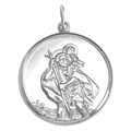 Sterling Silver St Christopher Pendant