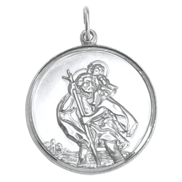 Sterling Silver St Christopher Pendant