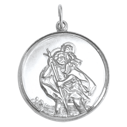 Sterling Silver St Christopher Pendant