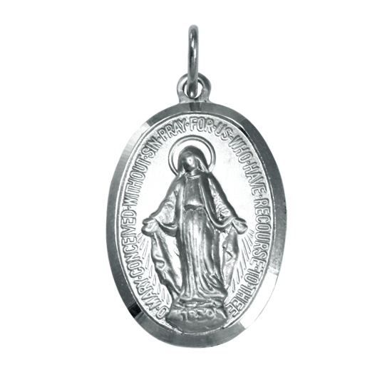 Sterling Silver Medal of the Immaculate Conception