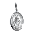 Sterling Silver Miraculous Medal - Polished or Matt