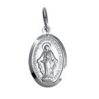 Sterling Silver Miraculous Medal - Polished or Matt