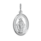 Sterling Silver Miraculous Medal - Polished or Matt