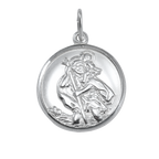 Sterling Silver St Christopher Pendant