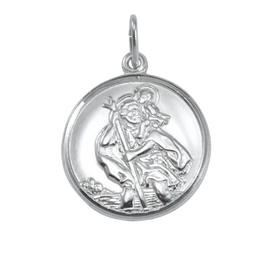 Sterling Silver St Christopher Pendant