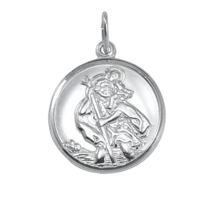 Sterling Silver St Christopher Pendant