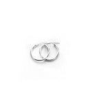 Sterling Silver 2mm Hoop Earrings