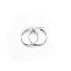 Sterling Silver 2mm Hoop Earrings