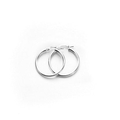 Sterling Silver 2mm Hoop Earrings