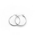 Sterling Silver 2mm Hoop Earrings