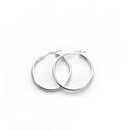 Sterling Silver 2mm Hoop Earrings