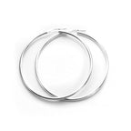 Sterling Silver 2mm Hoop Earrings