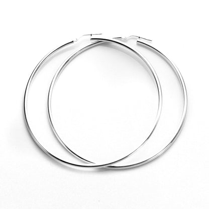 Sterling Silver 2mm Hoop Earrings
