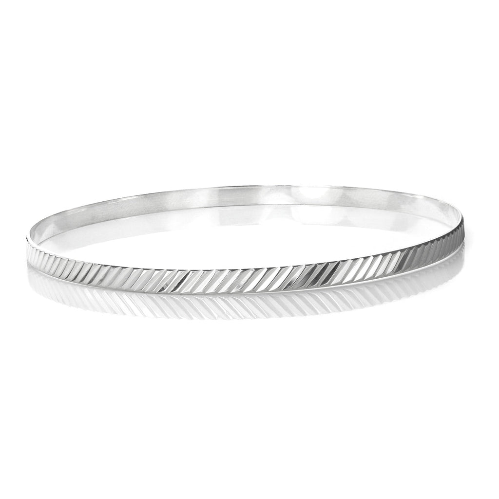 Sterling Silver Slave Bangle