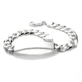 Sterling Silver Gents ID Plate Bracelet