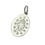 9ct White Gold Miraculous Medal