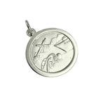 9ct White Gold St Christopher Pendant