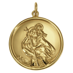 9ct Gold St Christopher Pendant