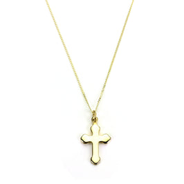 9ct Gold Gothic Cross Pendant