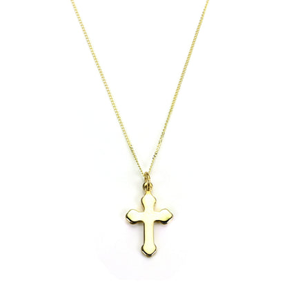 9ct Gold Gothic Cross Pendant