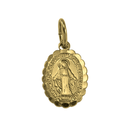 9ct Gold St Mary Pendant