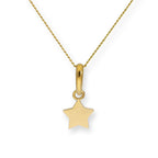 9ct Gold Star Pendant Necklace
