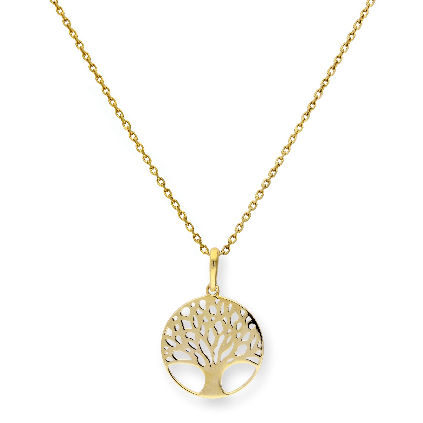 9ct Gold Tree of Life Pendant Necklace
