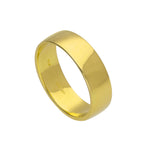 9ct Gold Engravable 6mm Wedding Band Ring Size I - U