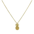 9ct Gold Pineapple Pendant Necklace 16 - 20 Inches