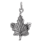 Sterling Silver Maple Leaf Charm