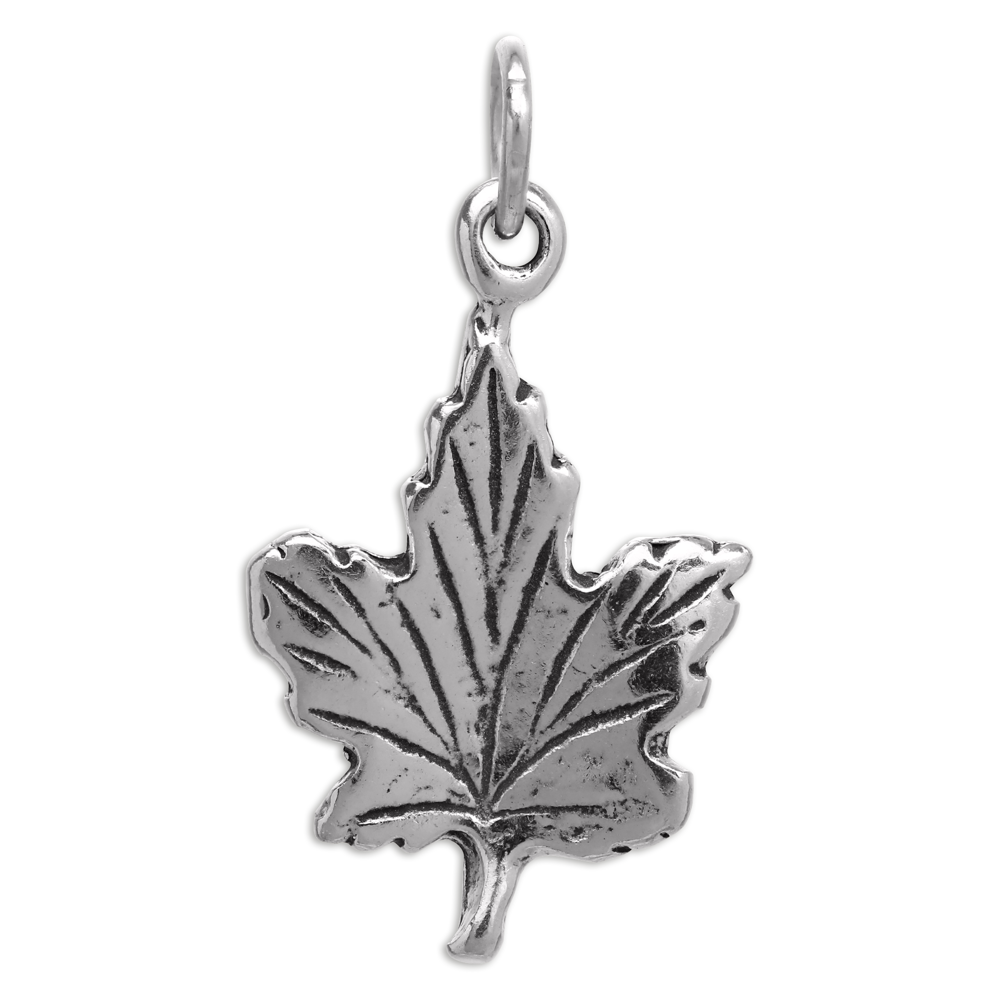 Sterling Silver Maple Leaf Charm