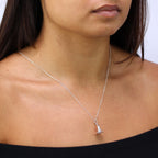 Sterling Silver 3D Wizard Hat Necklace
