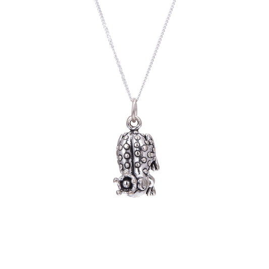 Sterling Silver Frog Prince Necklace