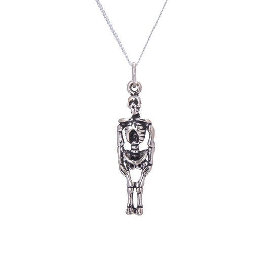 Sterling Silver Skeleton Necklace
