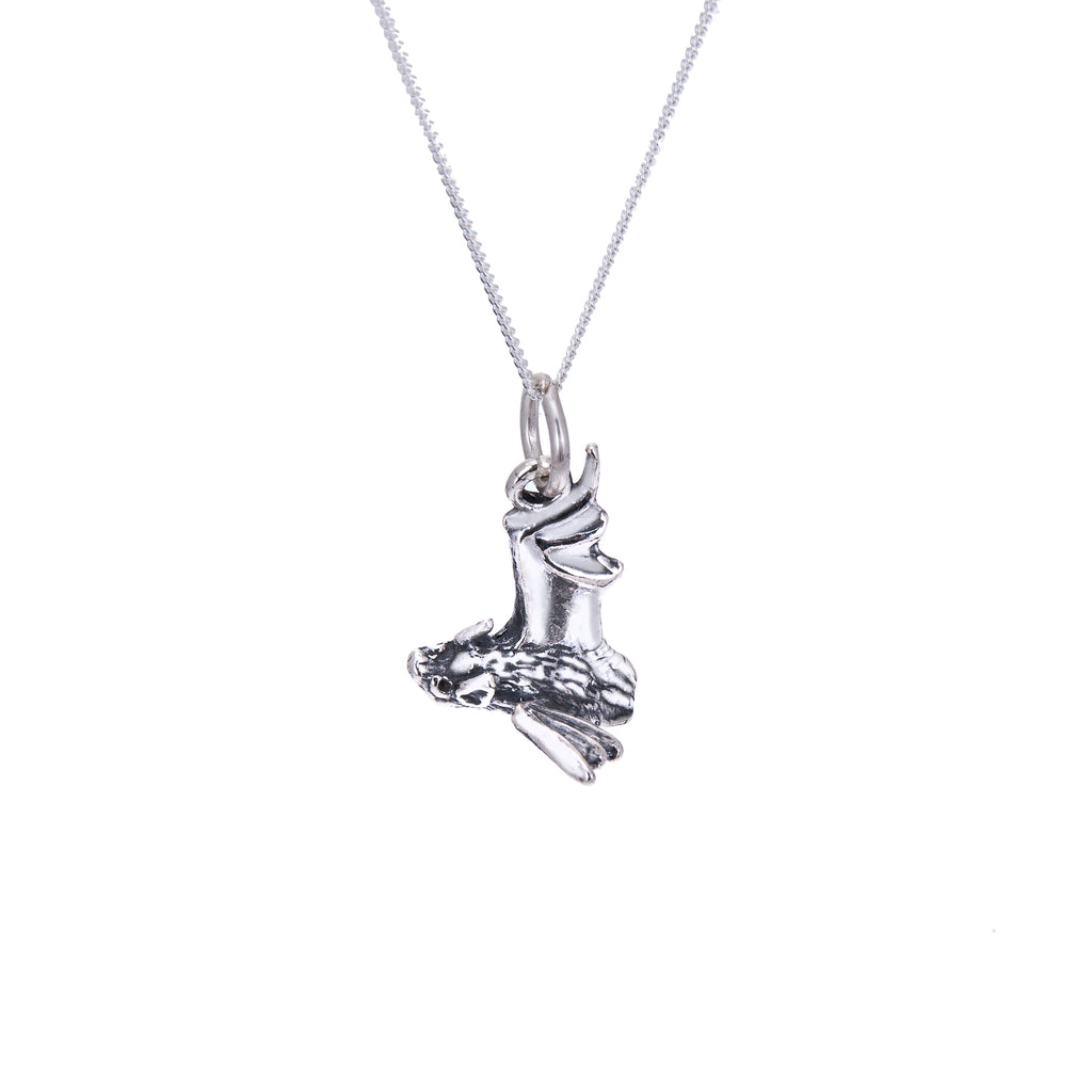 Sterling Silver Bat Necklace