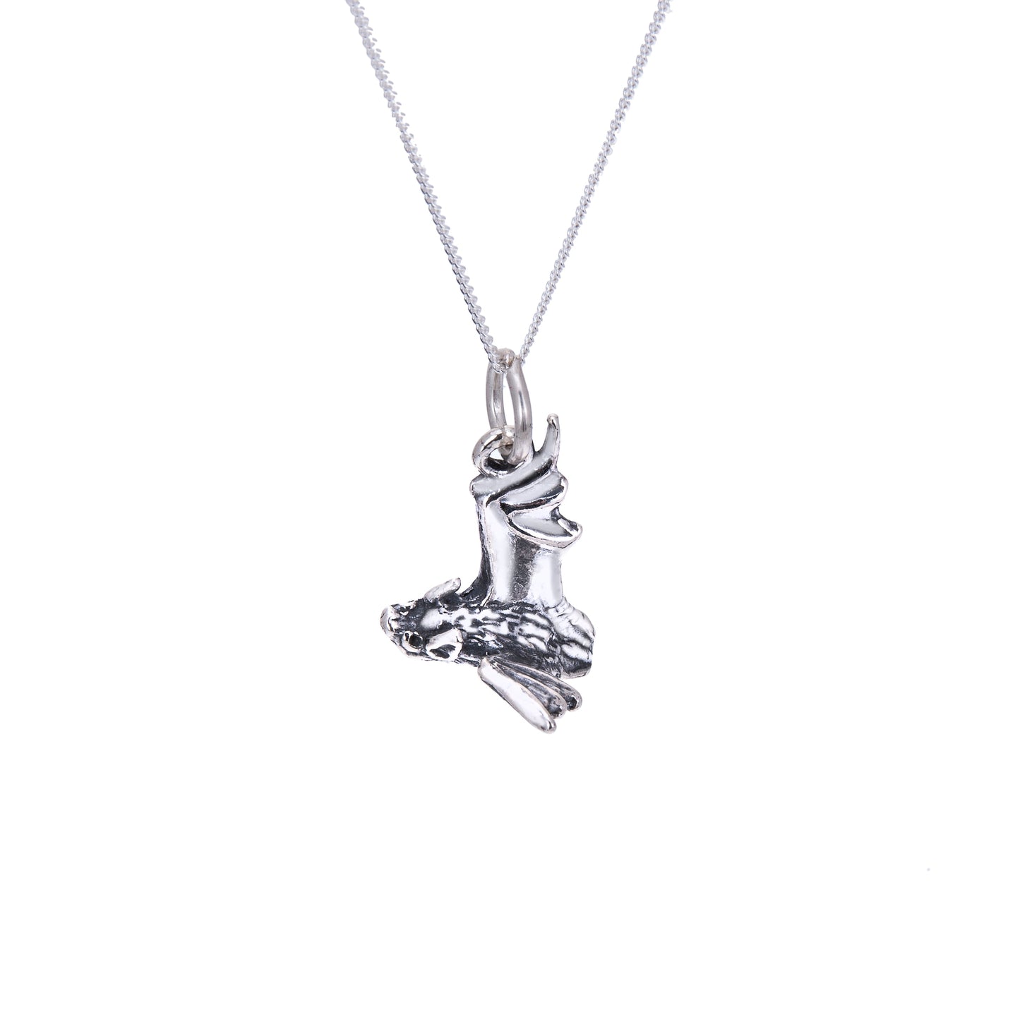 Sterling Silver Bat Necklace