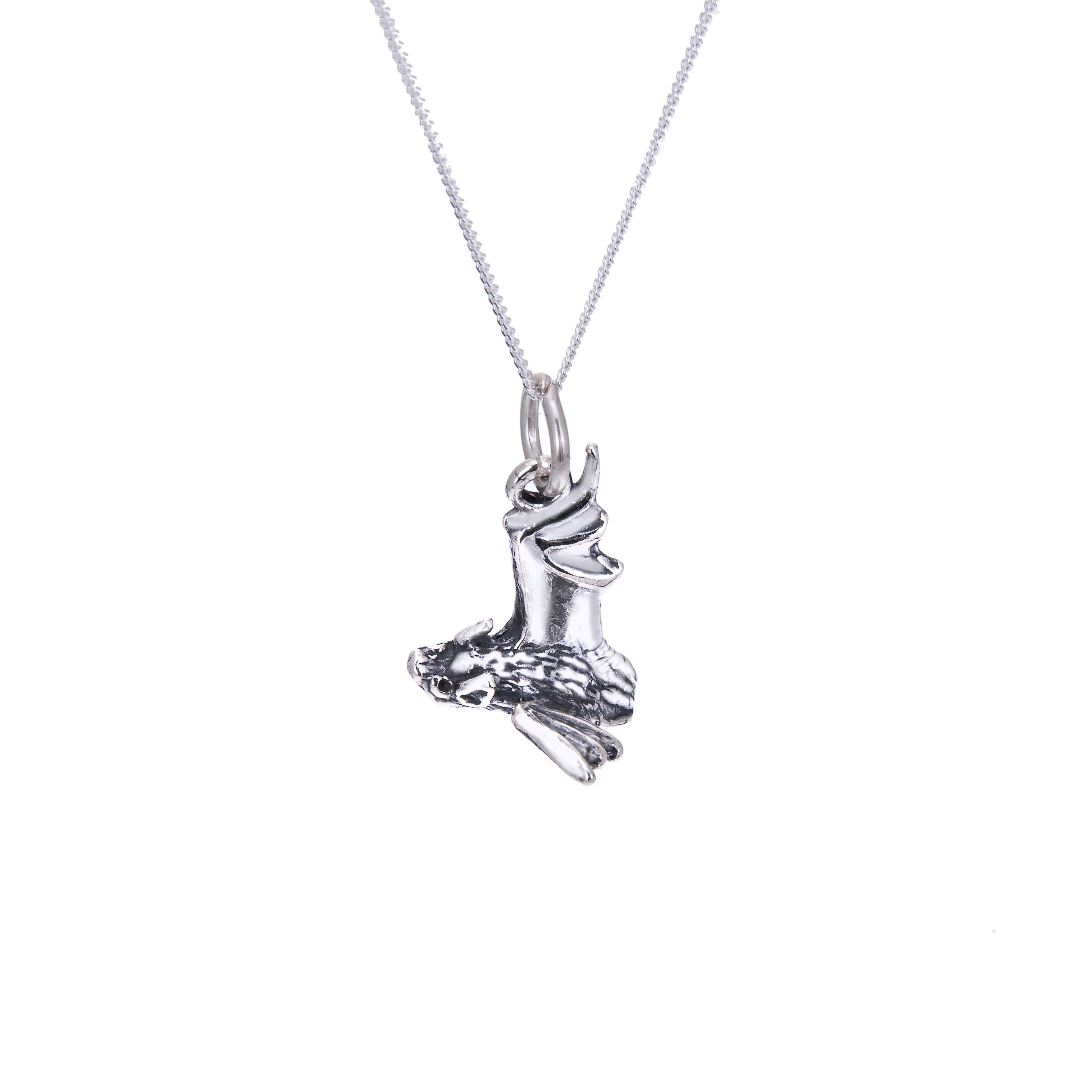 Sterling Silver Bat Necklace