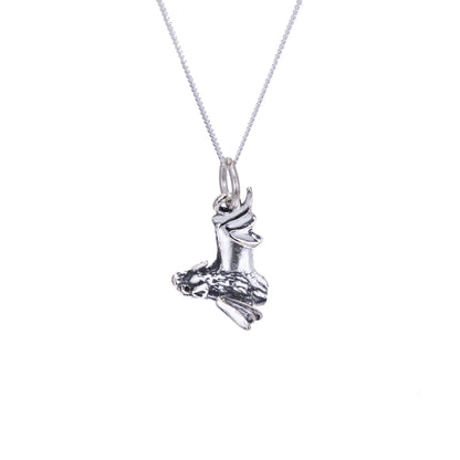 Sterling Silver Bat Necklace