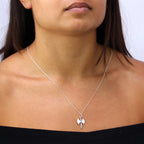 Sterling Silver Battle Axe Necklace