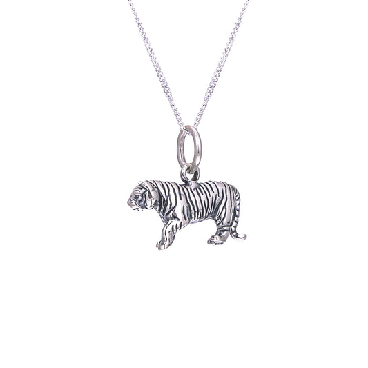Sterling Silver Tiger Necklace