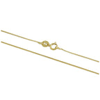 9ct Gold Box Chain 16 - 22 Inches