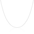 9ct White Gold Singapore Chain 16 - 22 Inches