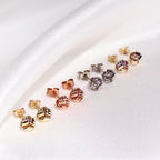 9ct Yellow Gold 5mm Knot Stud Earrings